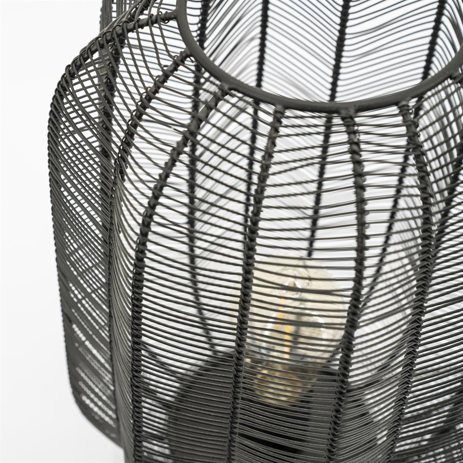 By-Boo tafellamp Carbo Zwart