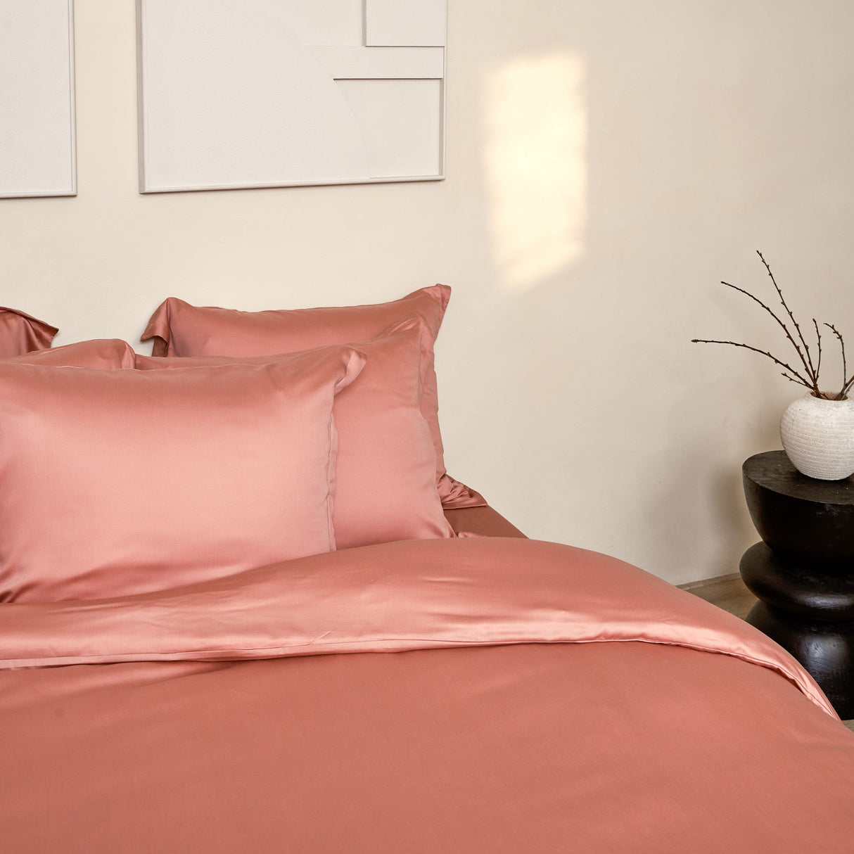 TENCEL™ - Sateen Kussensloop Terra Roze