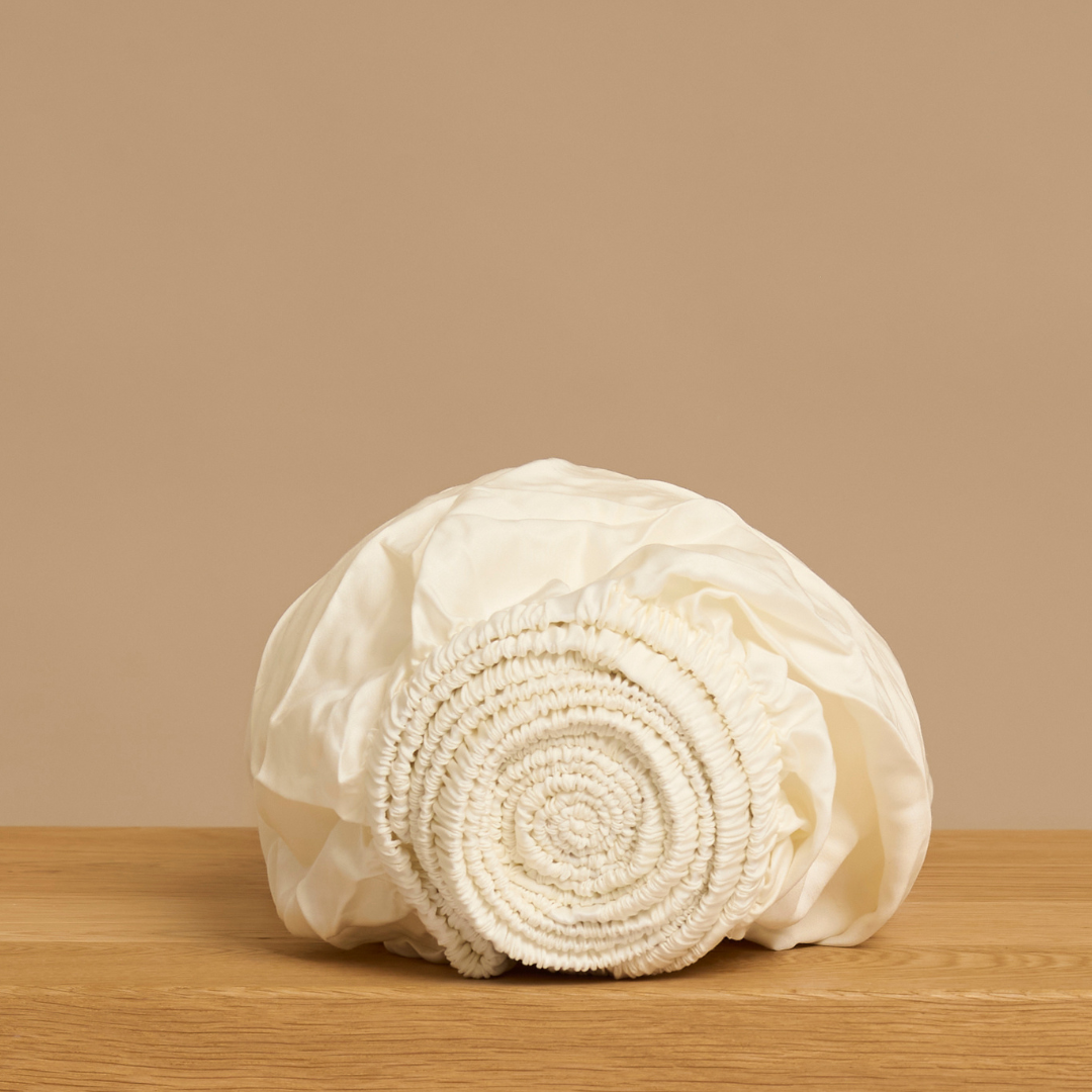 Tencel hoeslaken off white