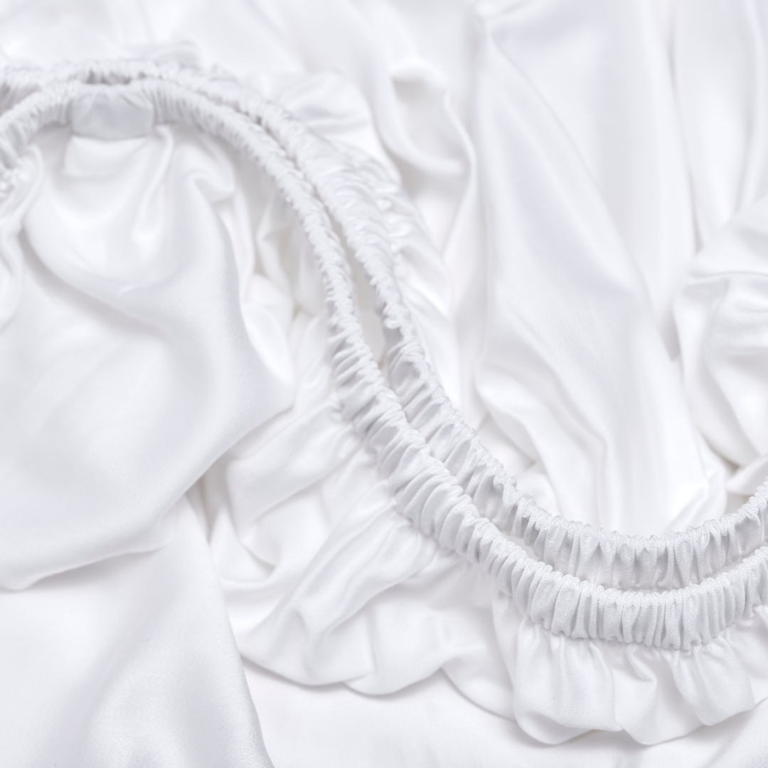 TENCEL™ - Sateen Hoeslaken Wit