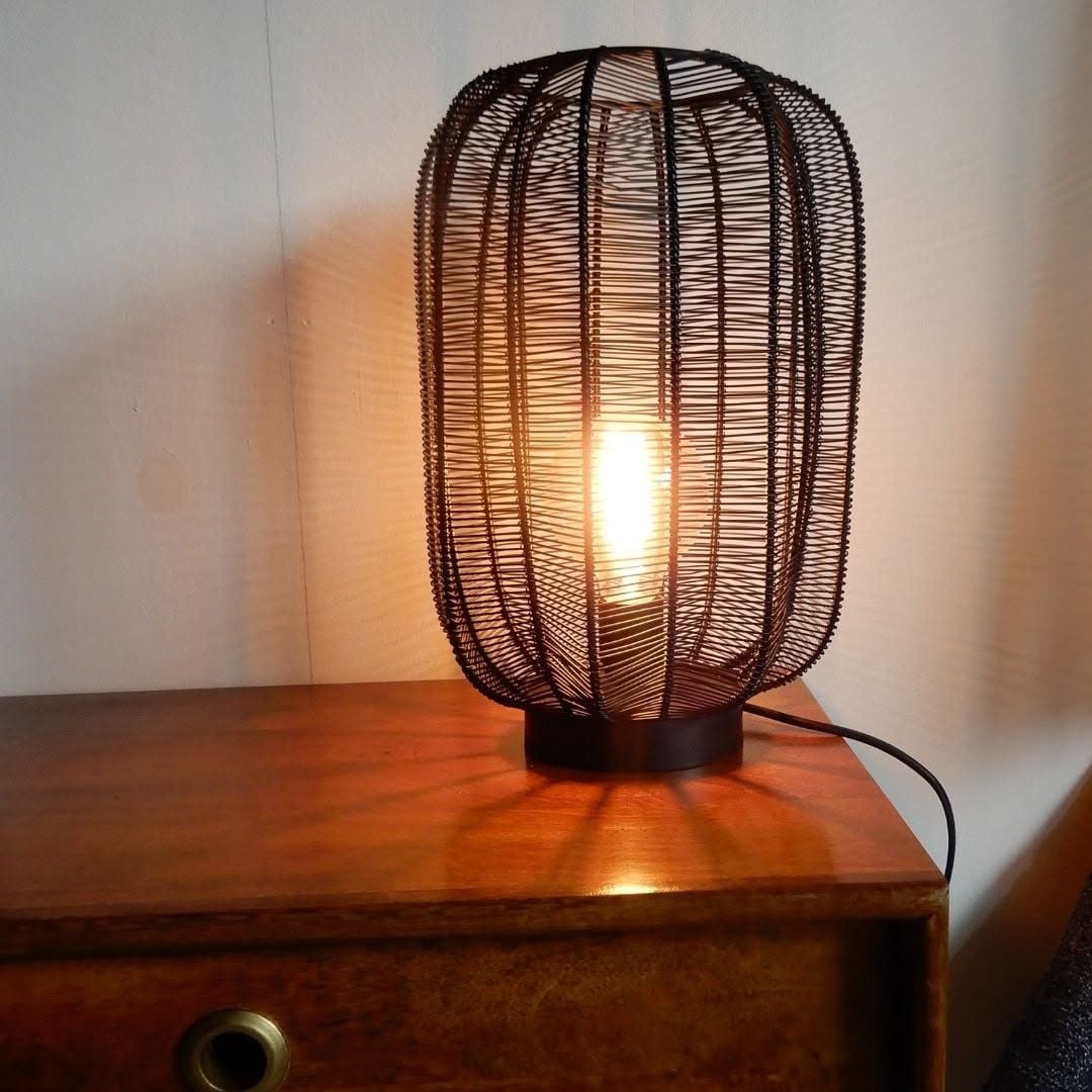 By-Boo tafellamp Carbo Zwart
