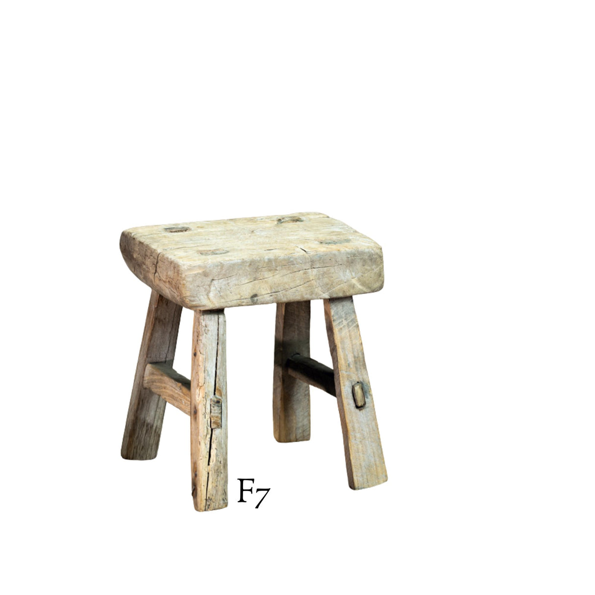 Houten plantenkrukje