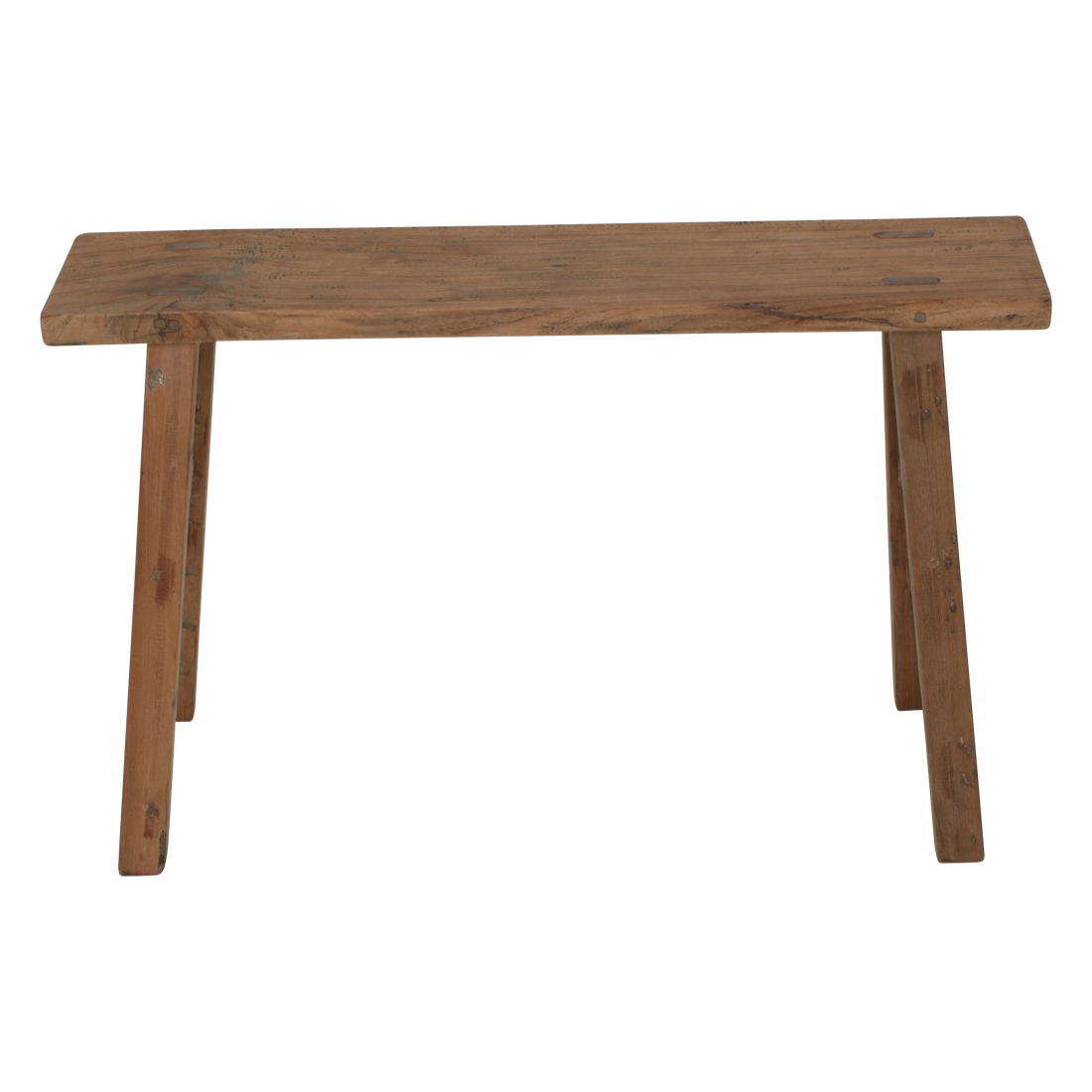 Java carpenter bijzettafel/bankje - Gerecycled hout - 80x17x50 cm