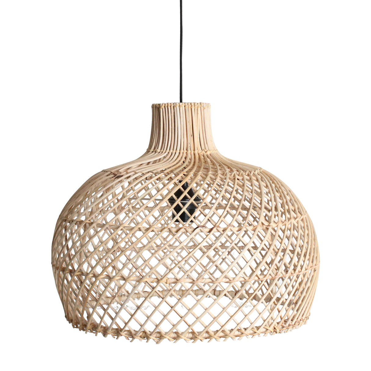 Maze rotan hanglamp naturel - Ø 42x36 cm
