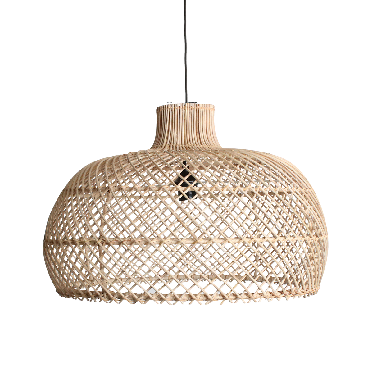 Maze rotan hanglamp naturel -Ø 57x36 cm