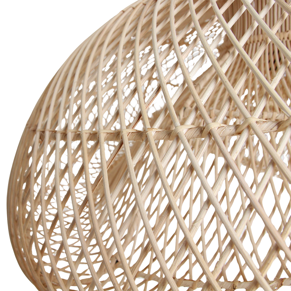 Maze rotan hanglamp organic XL - Ø 75x31 cm