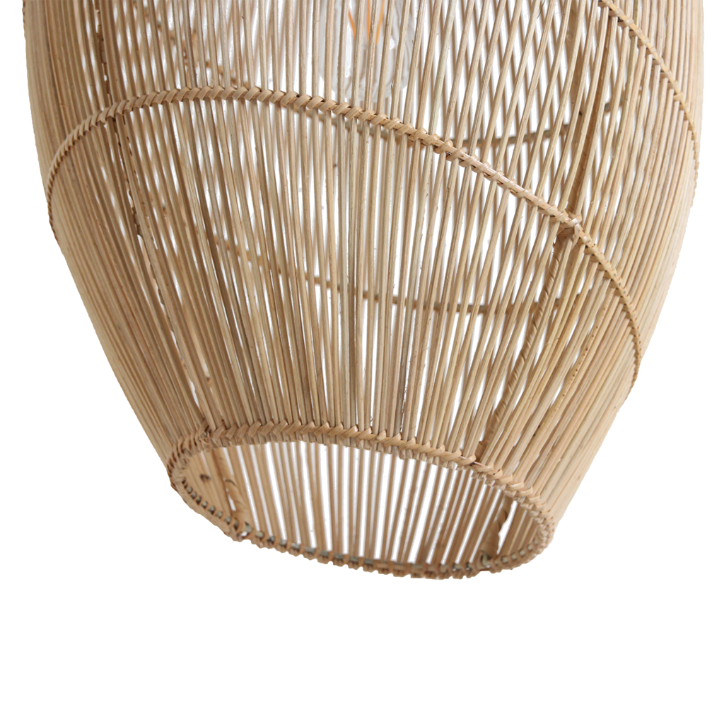 Luna rotan hanglamp Halo - Ø 40x60 cm