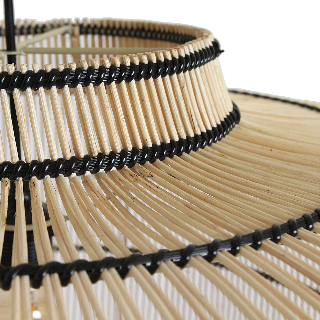 Stella rotan hanglamp - 61x61x36 cm