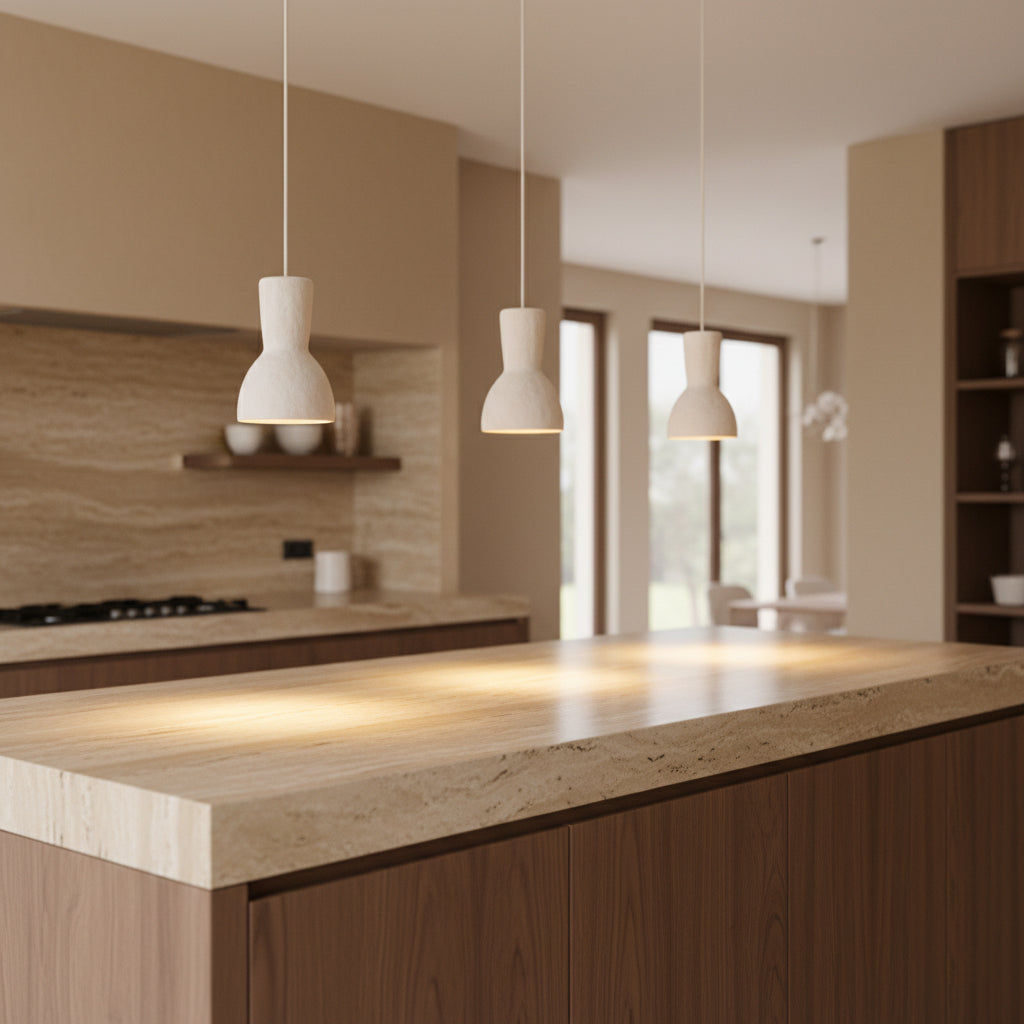 Chalk hanglamp Moro - 15x15x21,5 cm