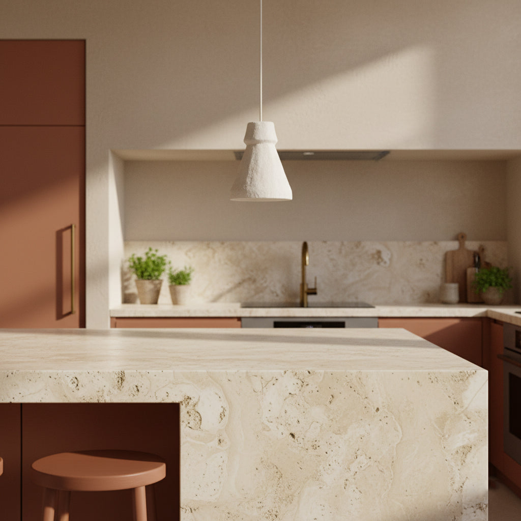 Chalk hanglamp Pugal - 17x17x23,5 cm