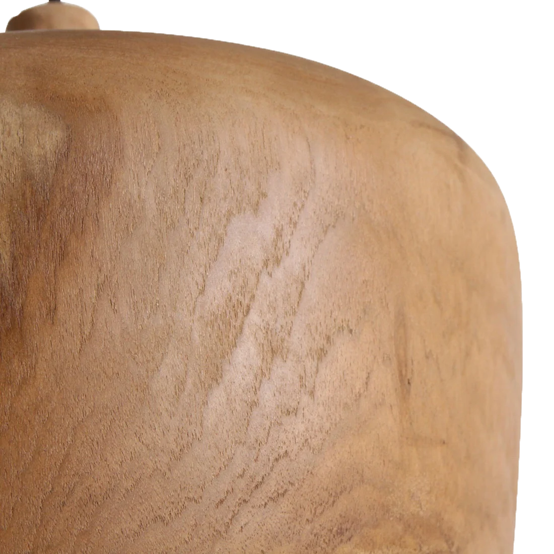 Sirocco teakhouten hanglamp Dome - Ø 30x20 cm