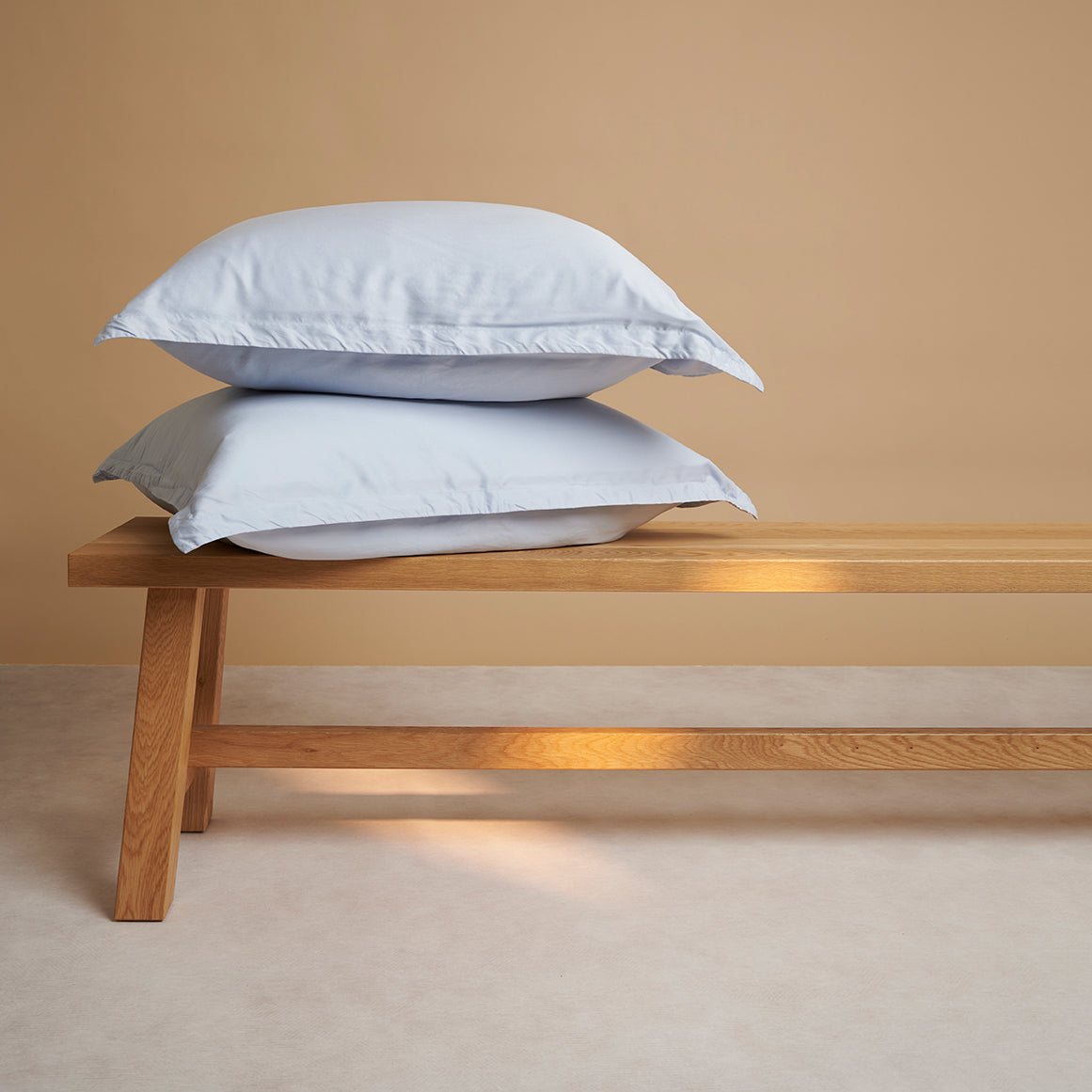 Tencel kussensloop licht blauw