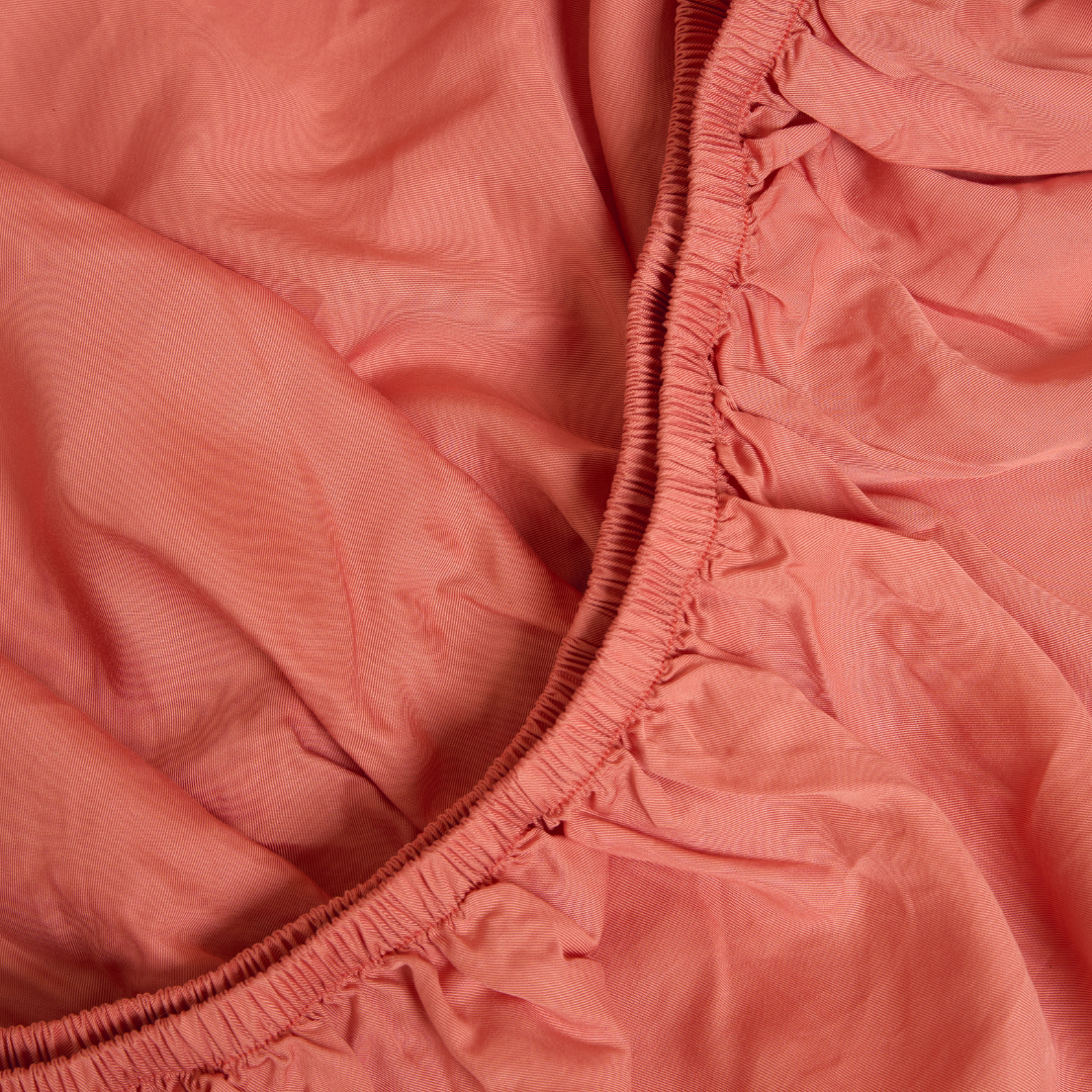 Kids - Hoeslaken TENCEL™ Twill Blush