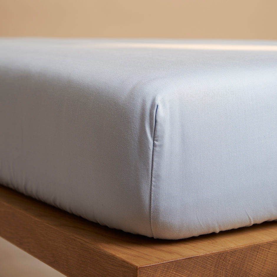 Kids - Hoeslaken TENCEL™ Twill Licht Blauw