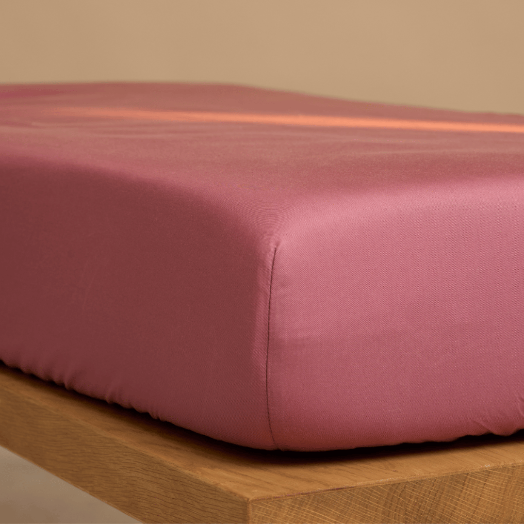 Kids - Hoeslaken TENCEL™ Twill Dusty Rose