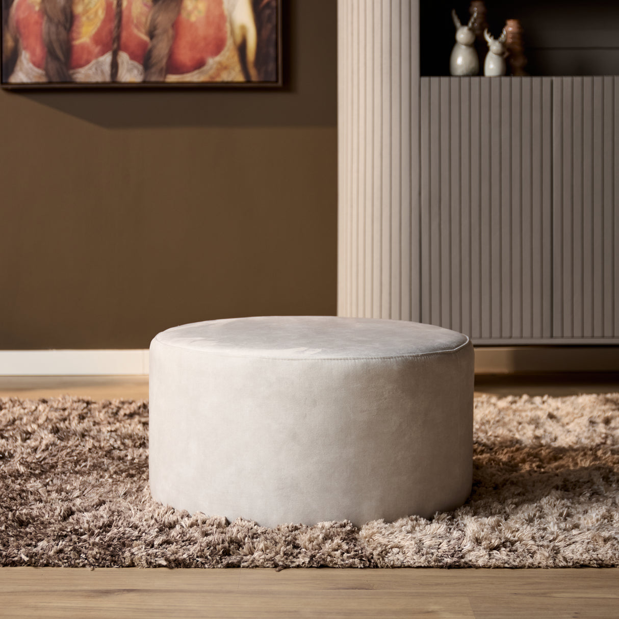 My Sofa Hocker | Rond | 60 cm | Adore 102 | Creme