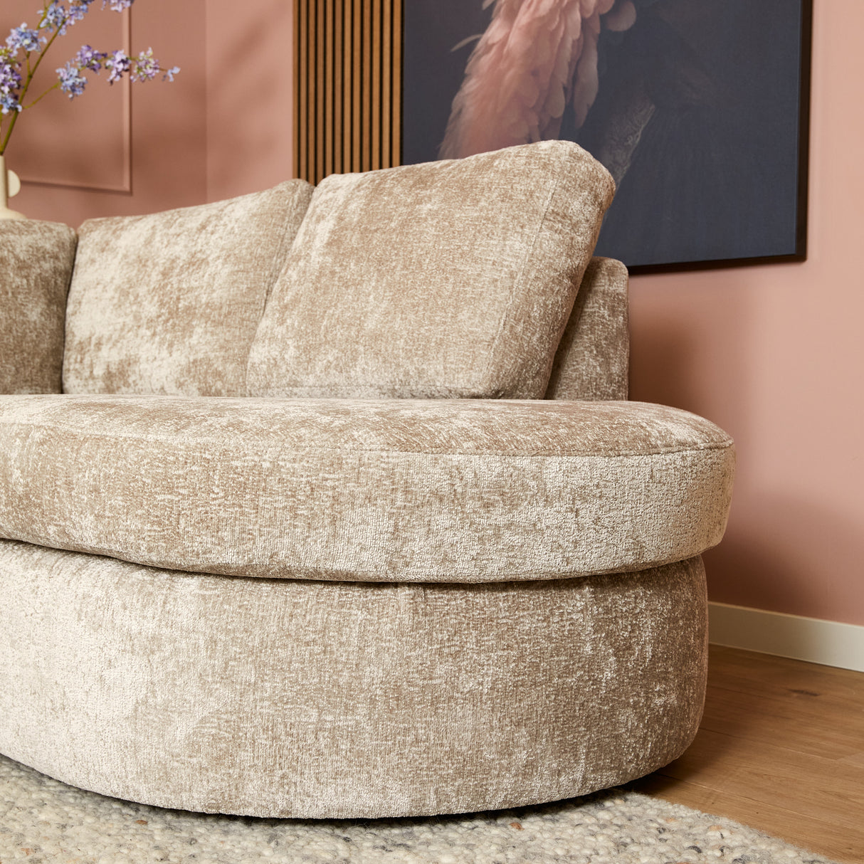 MySofa Alma | 2,5 zits + Divan Rechts | Beige