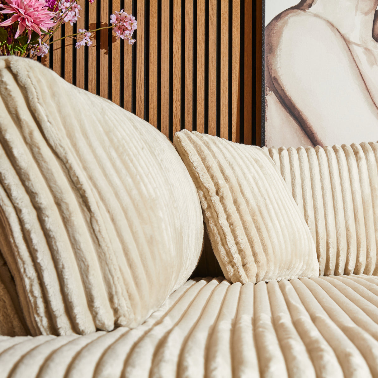 MySofa Teddy | Divan Links + 2,5 zits | Beige