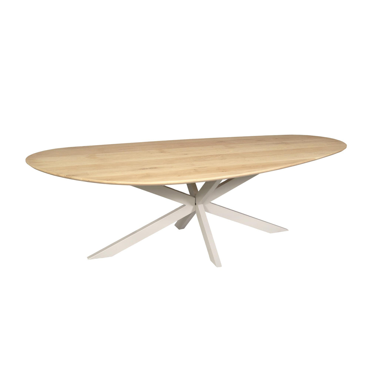 Eiken eettafel Cloud | 240 cm | Naturel | Poot Sand
