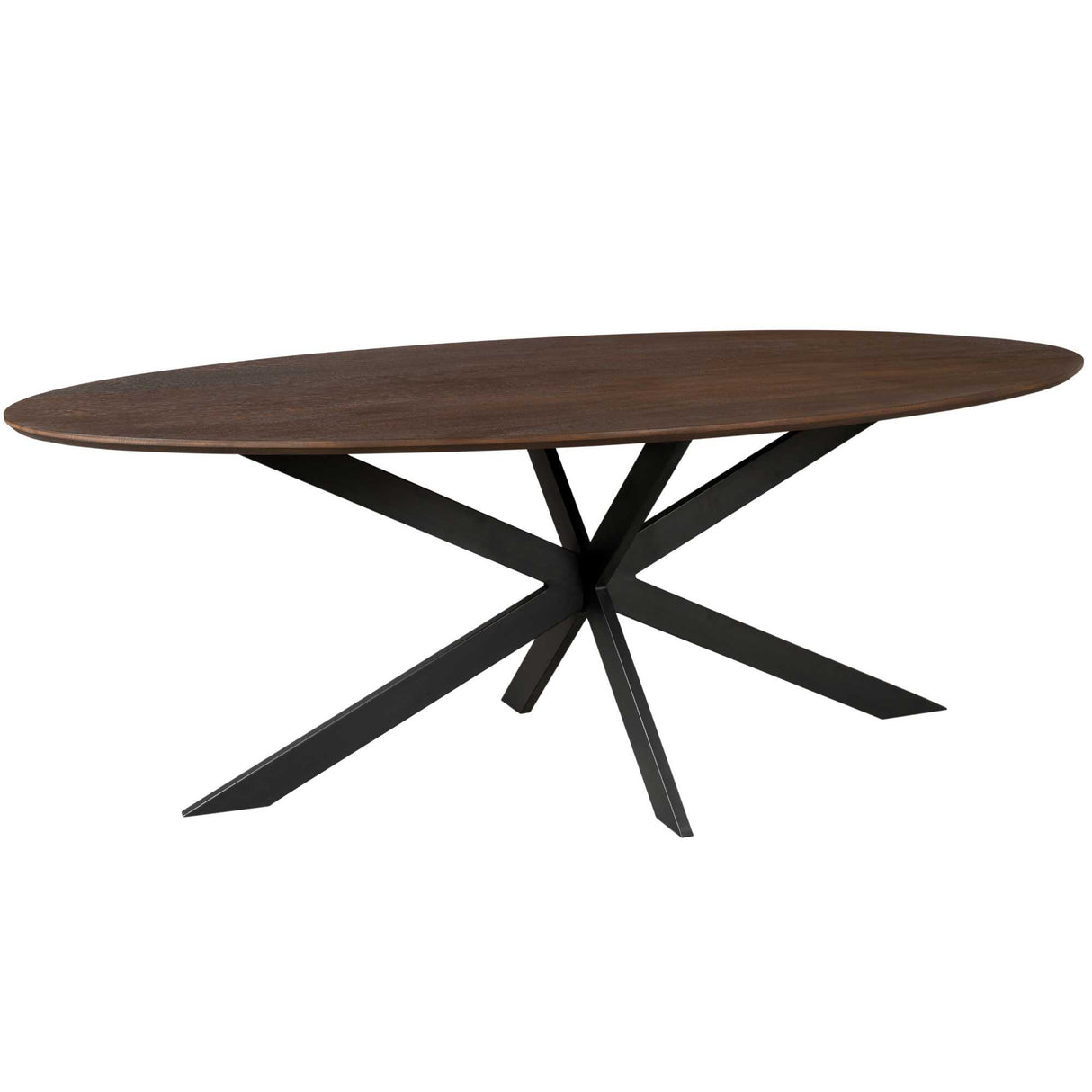 Eiken eettafel Ferris | Ovaal 240 cm | Brown