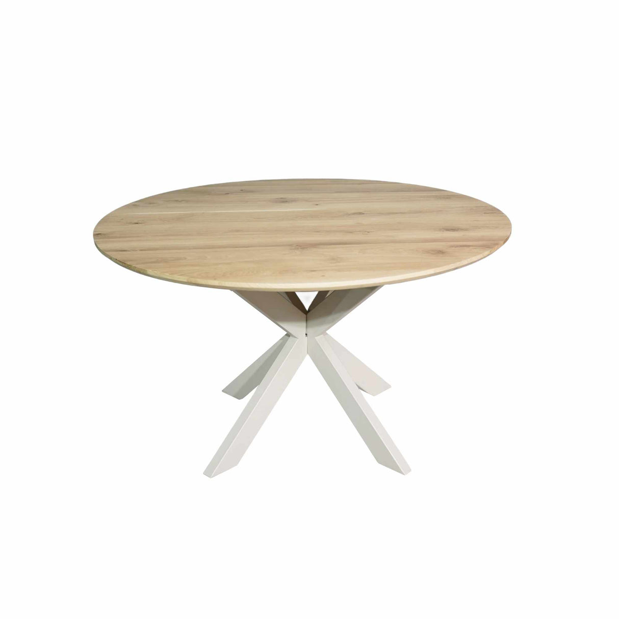 Eiken eettafel Ferris | Rond 150 cm | Naturel | Poot Sand