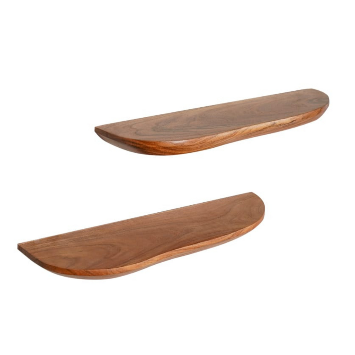 Wandplank Live edge | 60 cm | Set van 2