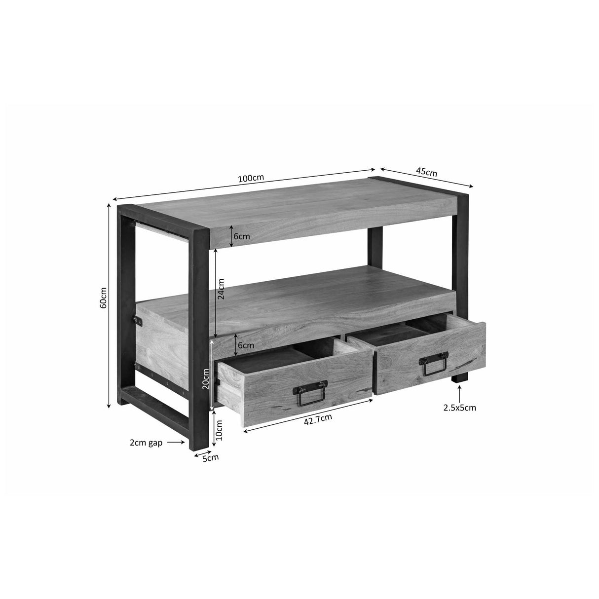Tv meubel Boaz | 100 cm
