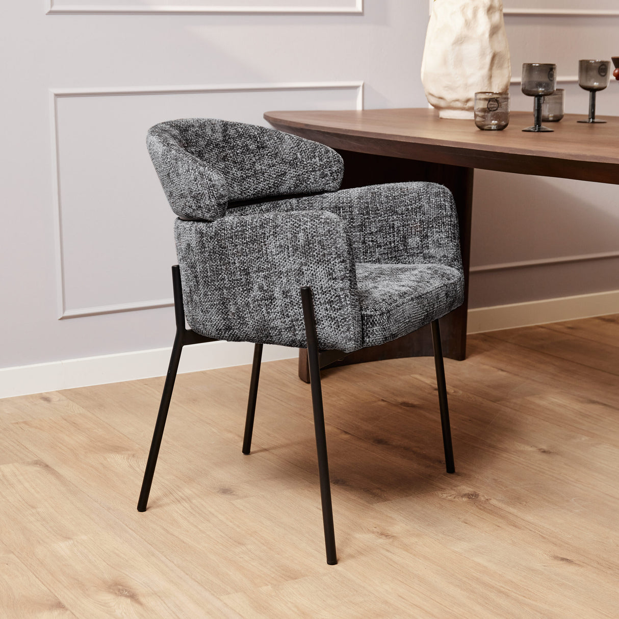 Eetkamerstoel Otis | Grey (set of 2)