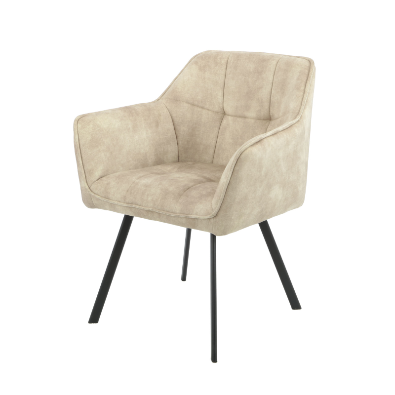 Eetkamerstoel Emma | Velvet Taupe (set of 2)