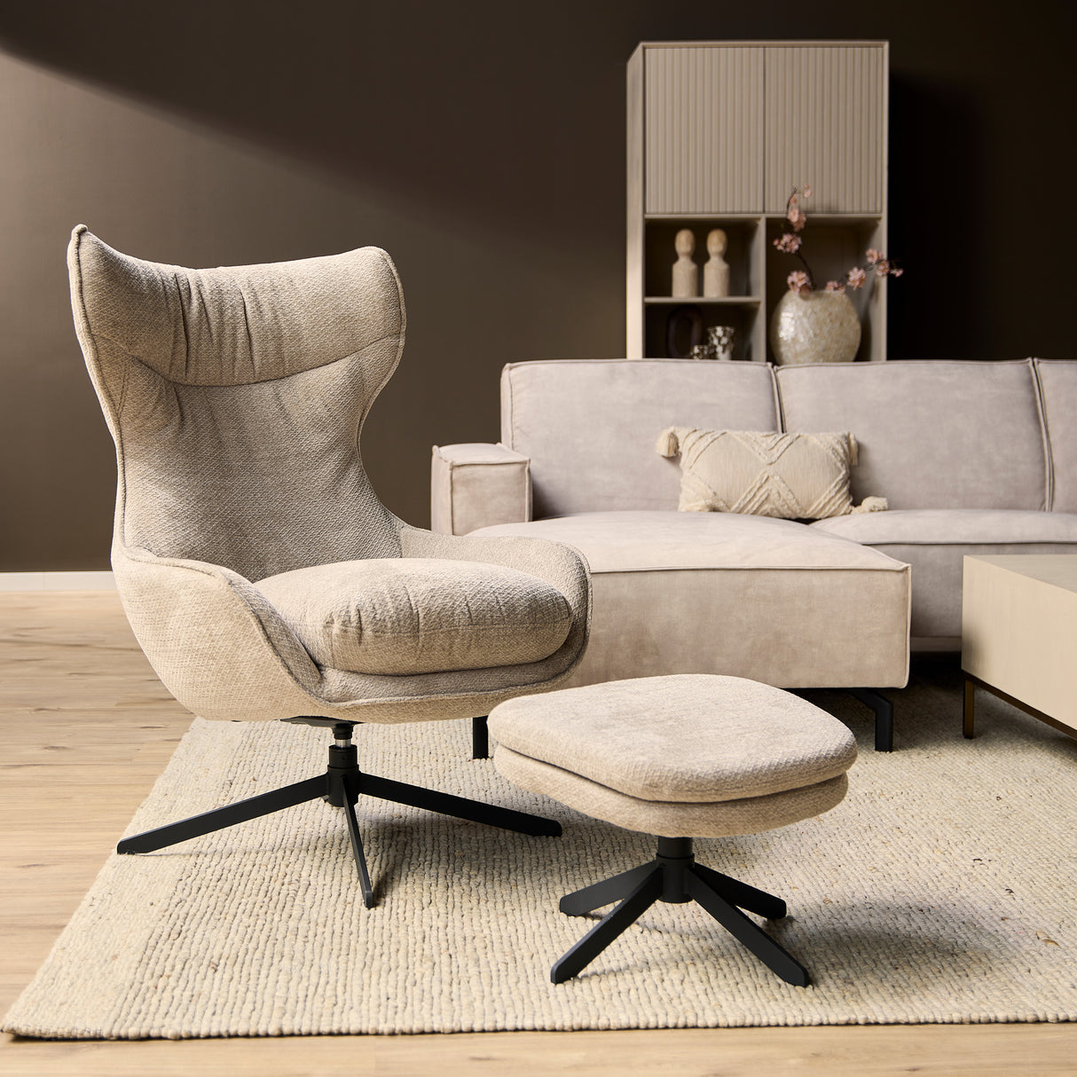 Fauteuil Olivia | Taupe