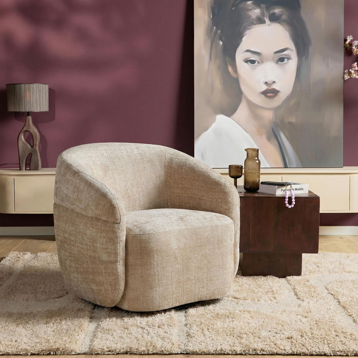 Fauteuil Yara | Beige
