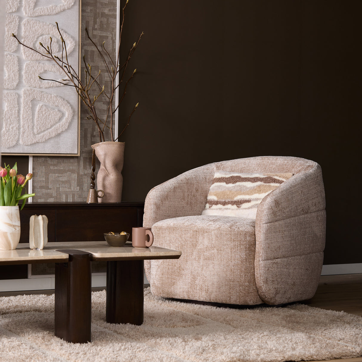 Fauteuil Yara | Beige