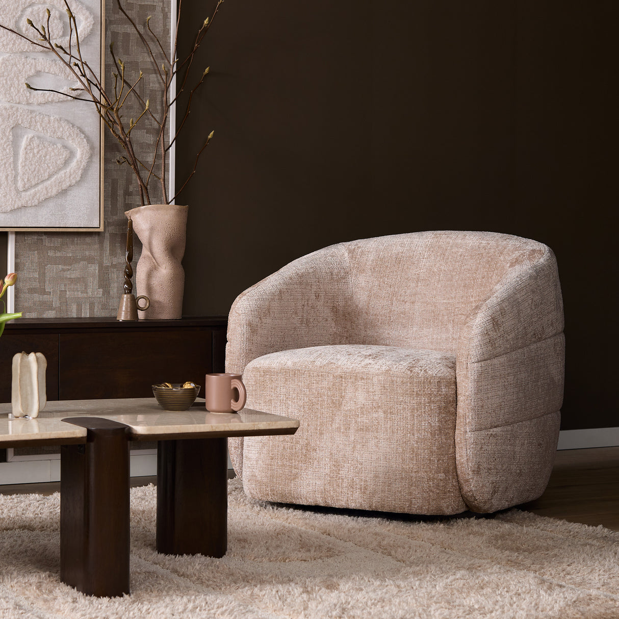 Fauteuil Yara | Beige