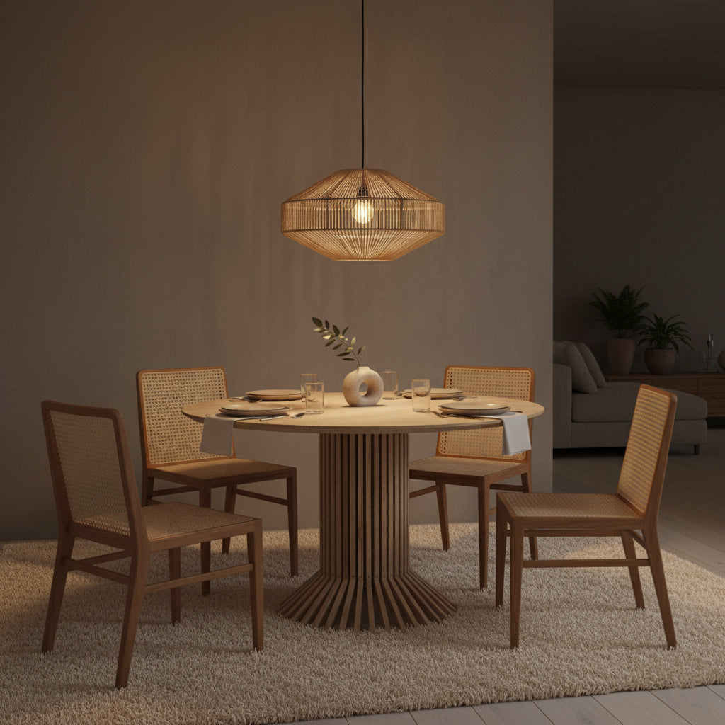 Nova teakhouten eetkamerstoel - naturel (set of 2)