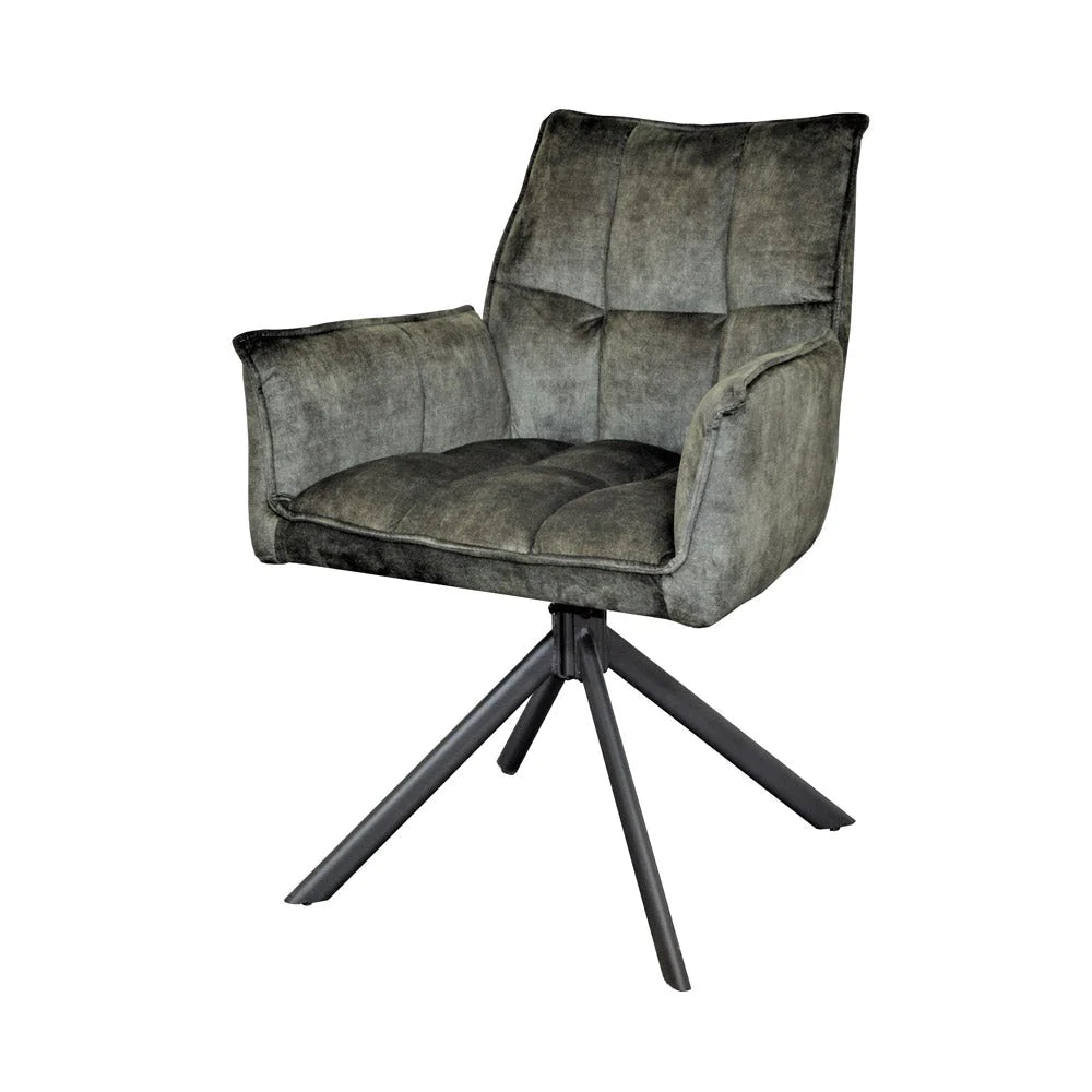 Eetkamerstoel Dani | Velvet Hunter Green (set of 2)