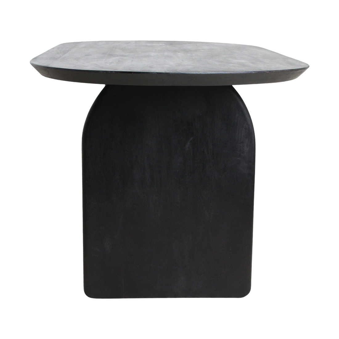 Bullnose dining table - black - 180 - mix base