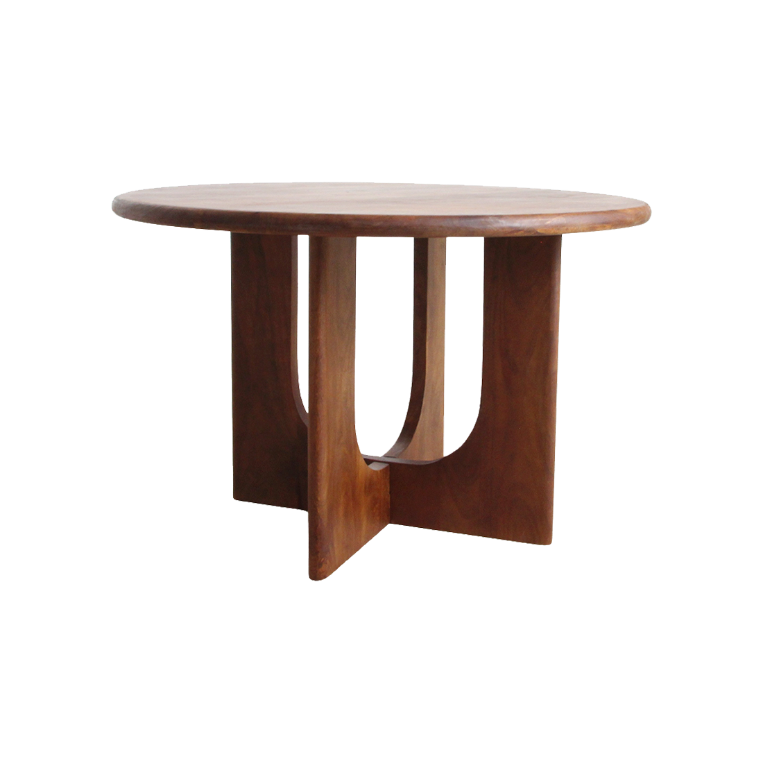 Bullnose Coliseo ronde mangohouten eettafel - Ø 120 cm
