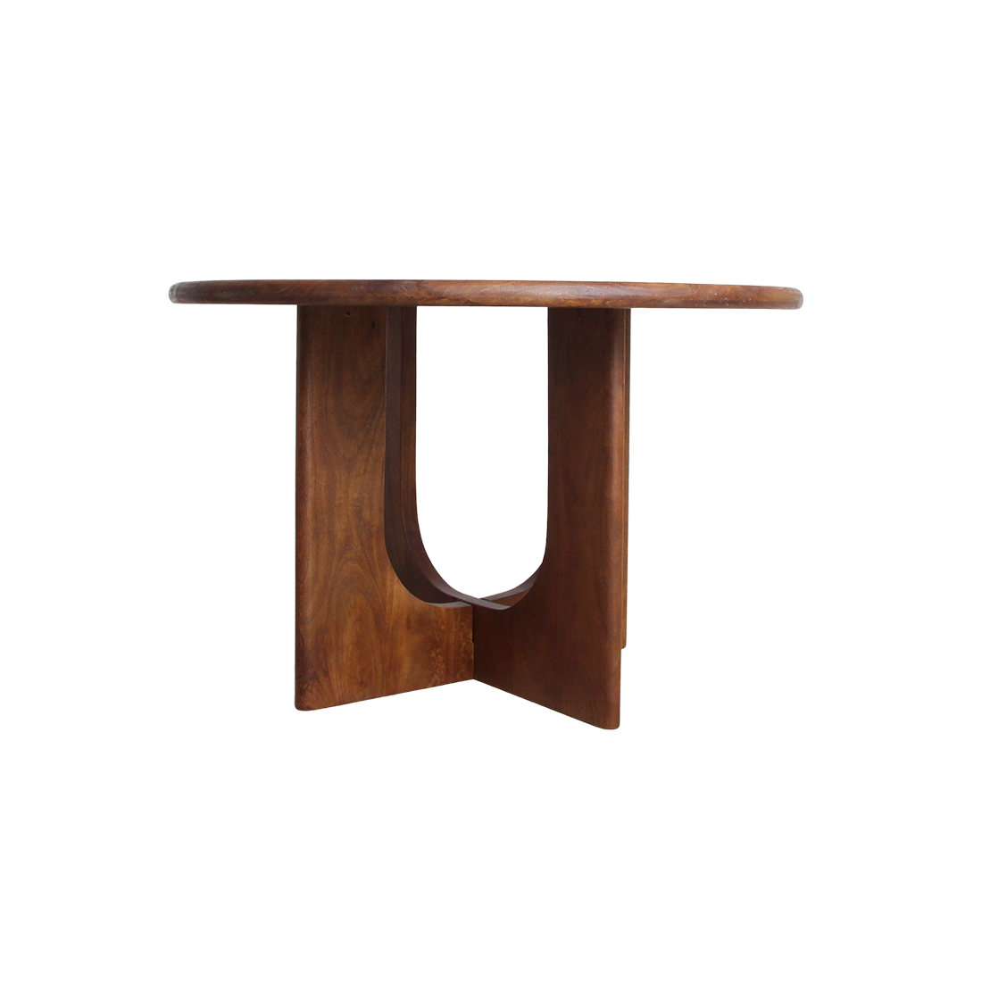 Bullnose Coliseo ronde mangohouten eettafel - Ø 120 cm