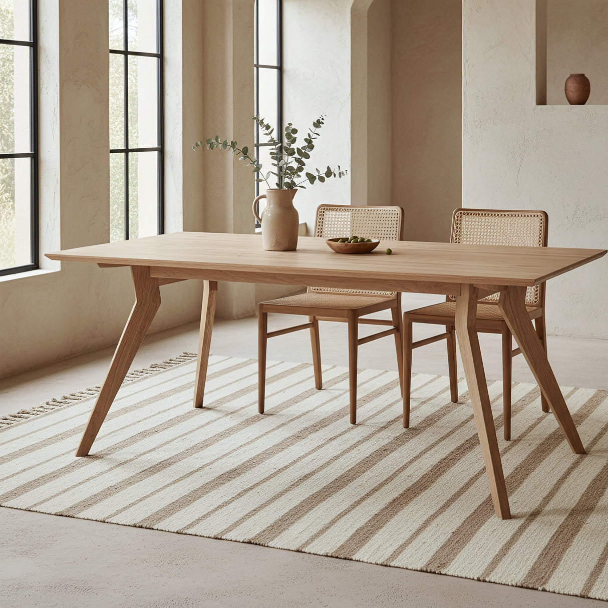 Studio teakhouten eettafel - 240 cm