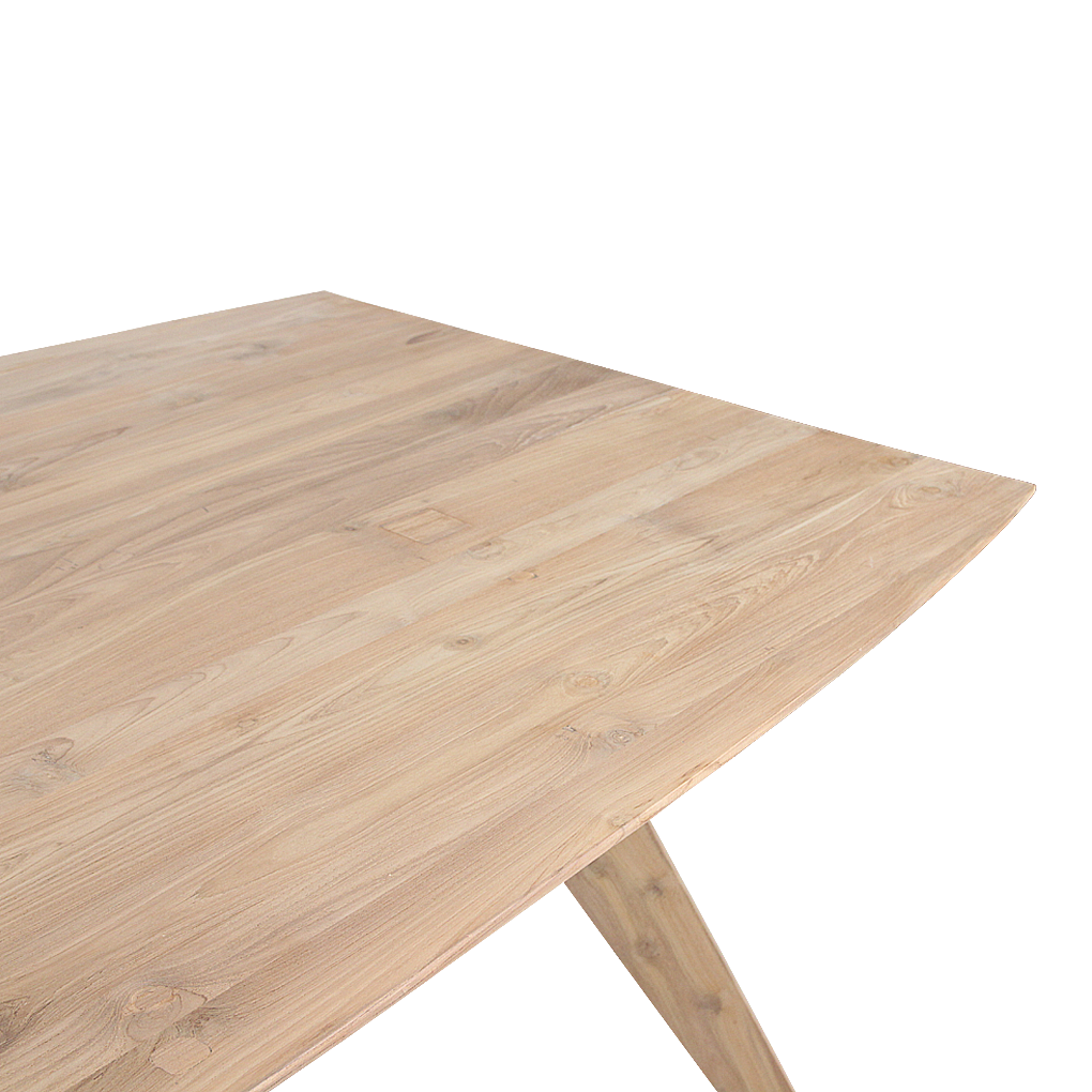 Studio teakhouten eettafel - 240 cm