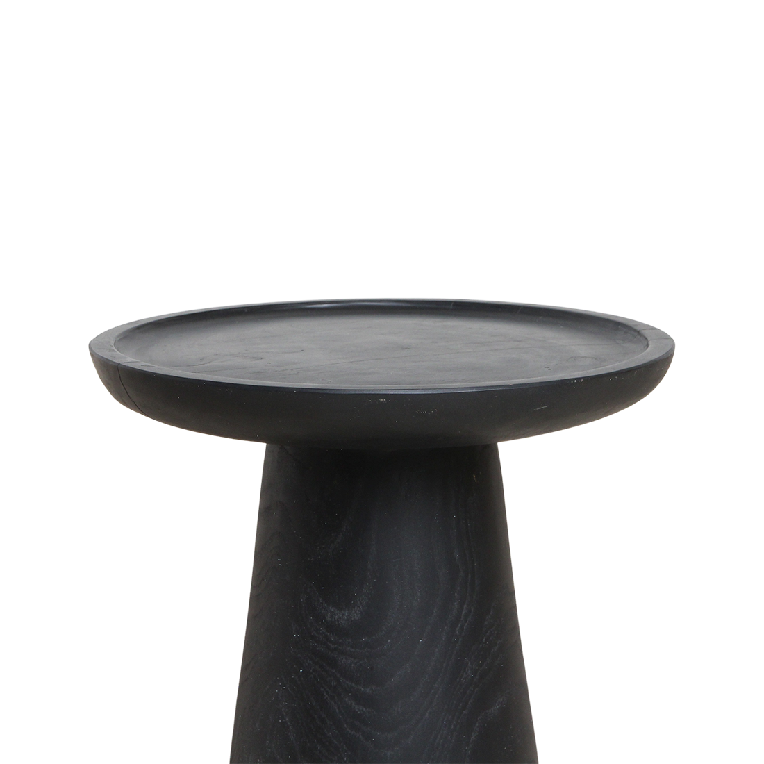 Nero teakhouten bijzettafel Dusk - zwart