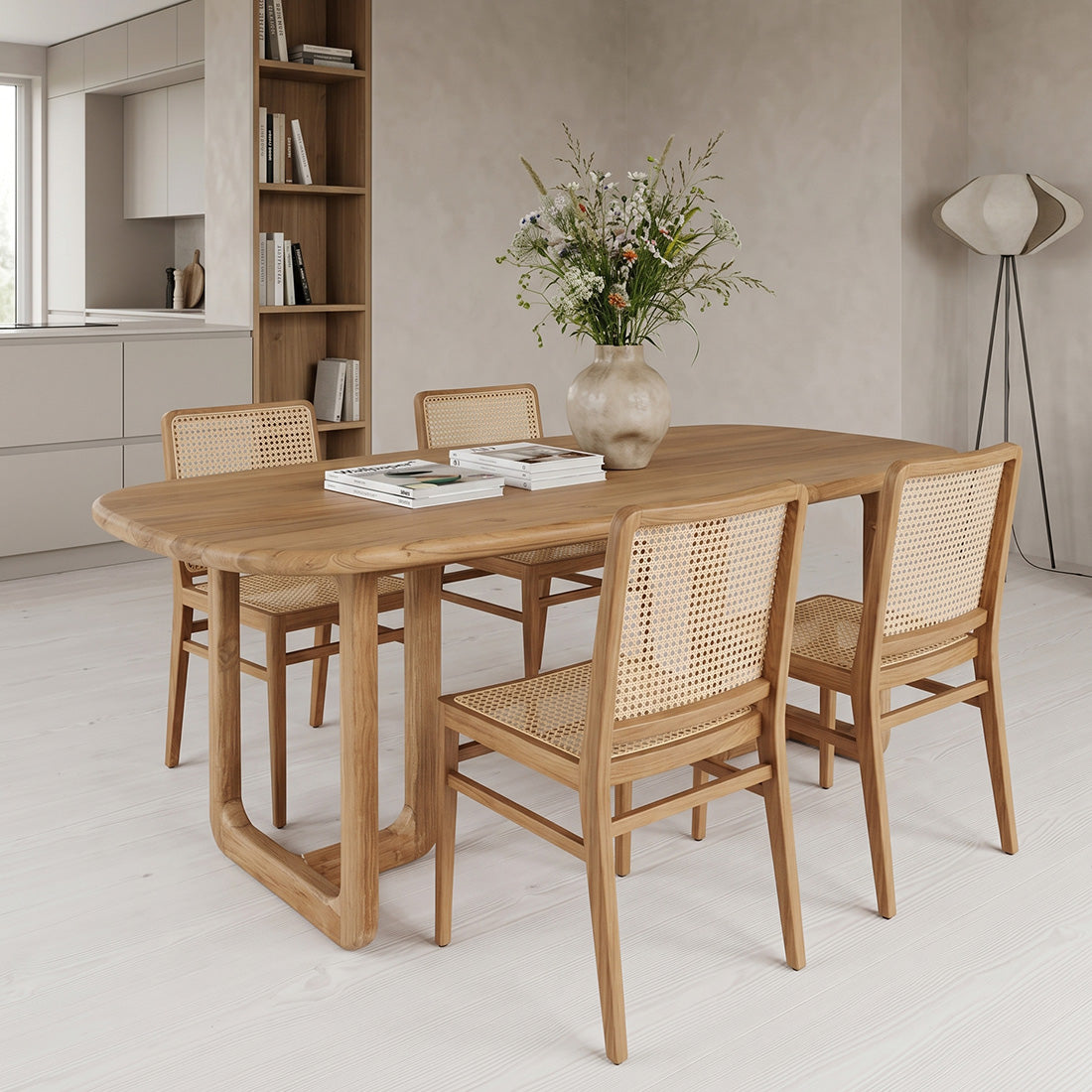 Invierno teakhouten eettafel - 200 cm