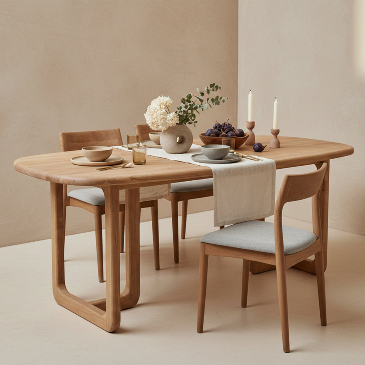 Invierno teakhouten eettafel - 200 cm