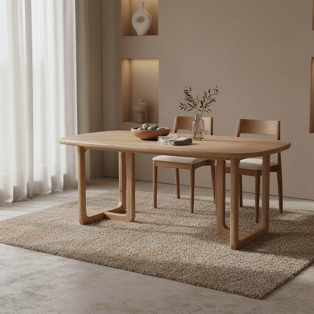 Invierno teakhouten eettafel - 240 cm