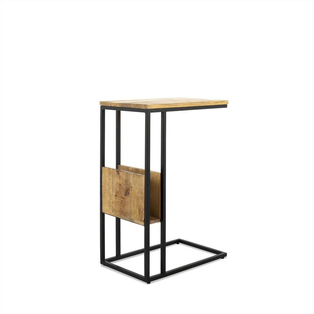 Banktafel met Rek