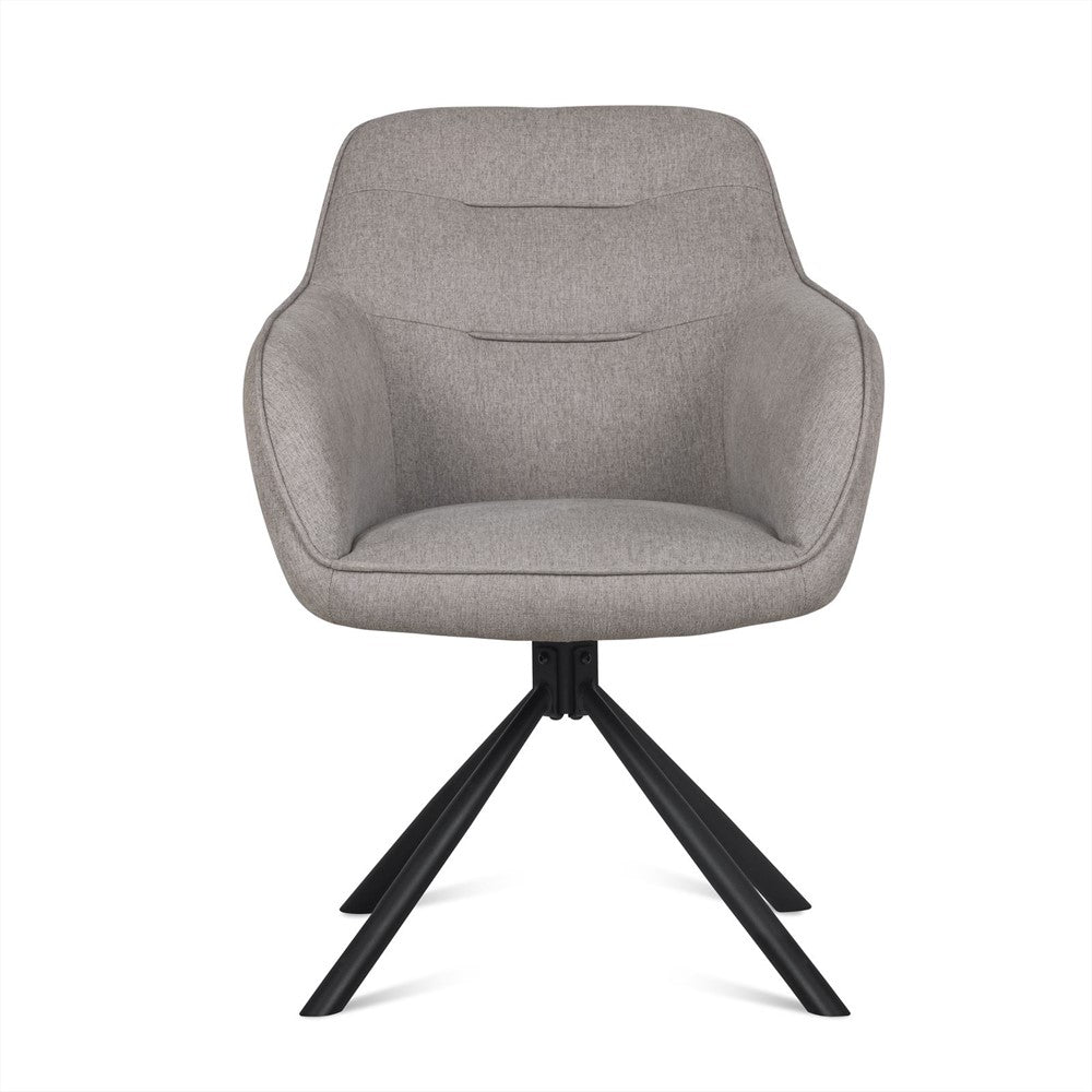 Eetkamerstoel Felix Licht grijs (set of 2)