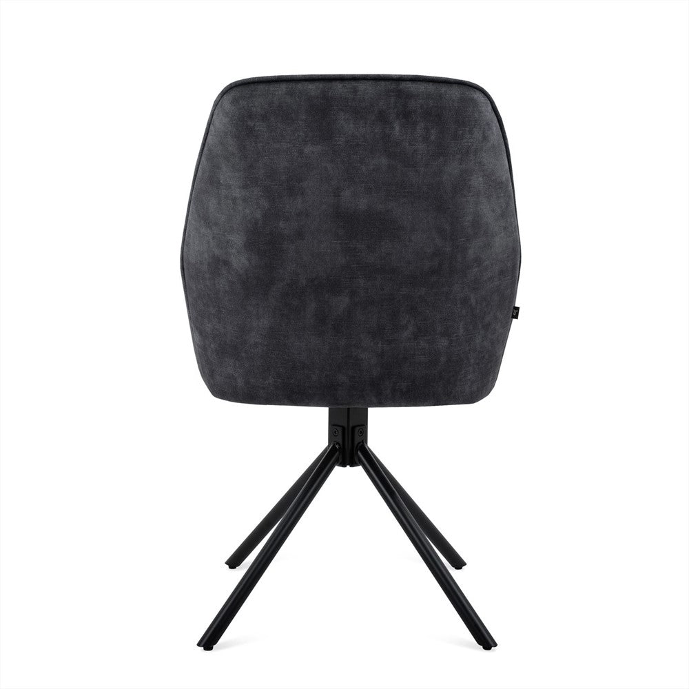 Eetkamerstoel Noah Antraciet (set of 2)