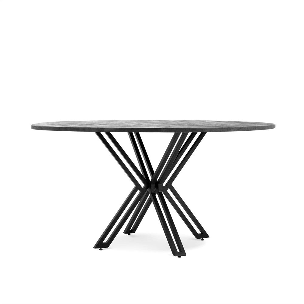 Eettafel Rond Yana Zwart 140