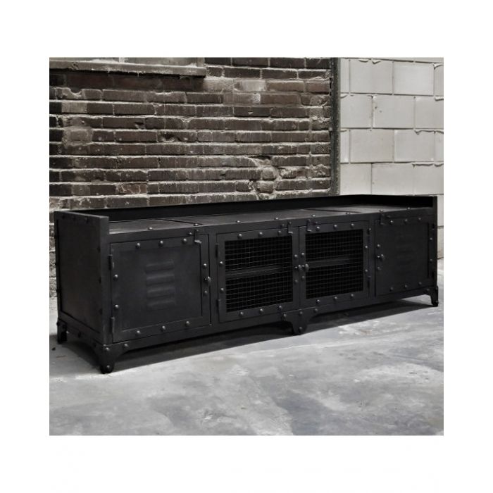 TV meubel zwart metaal 160cm