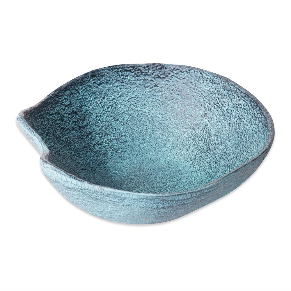 Schaal Decoratief Blauw Patina (set of 4)